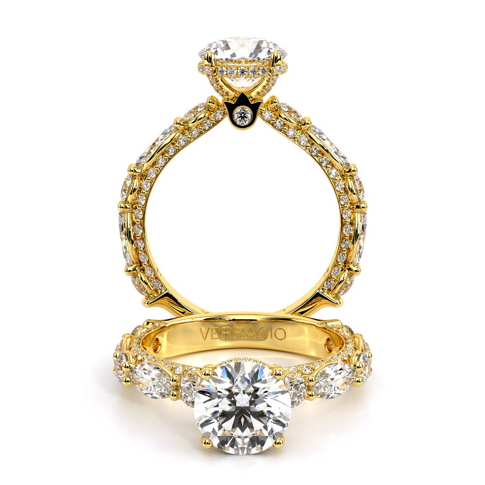 Verragio Pave Round Engagement Ring