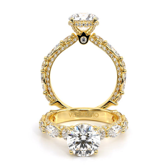 Verragio Pave Round Engagement Ring