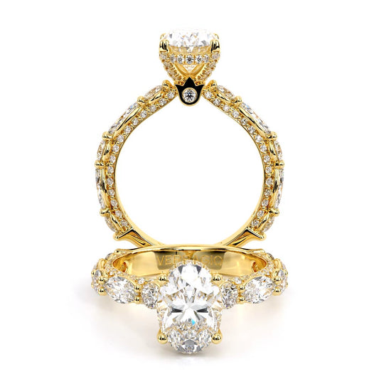 Verragio Pave Oval Engagement Ring