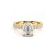 Verragio Pave Emerald Engagement Ring