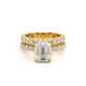 Verragio Pave Emerald Engagement Ring