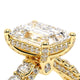 Verragio Pave Emerald Engagement Ring