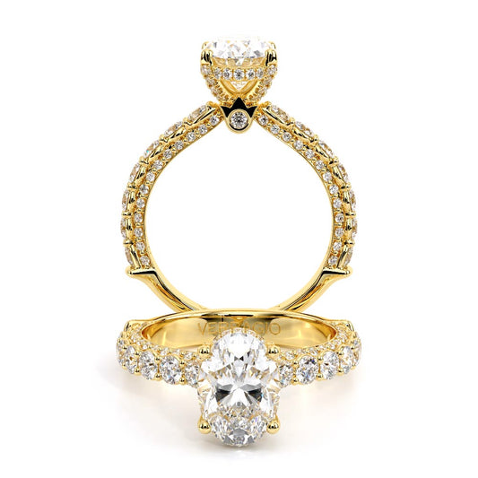 Verragio Pave Oval Engagement Ring