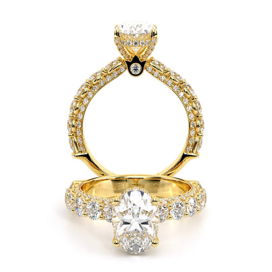 Verragio Pave Oval Engagement Ring