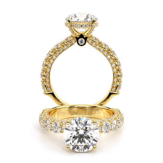 Verragio Pave Round Engagement Ring