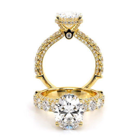 Verragio Pave Oval Engagement Ring