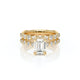 Verragio Halo Emerald Engagement Ring