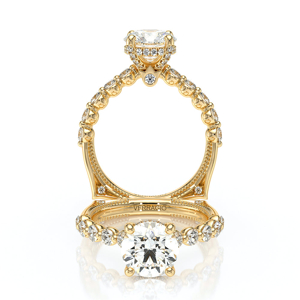 Verragio Halo Round Engagement Ring