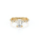 Verragio Halo Emerald Engagement Ring