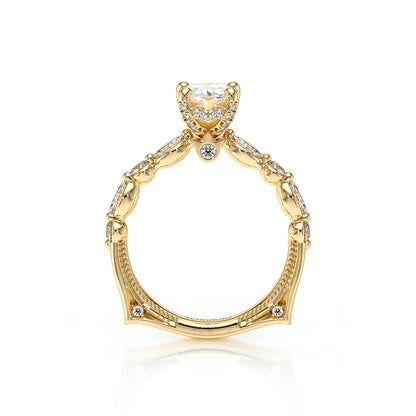 Verragio Halo Pear Engagement Ring