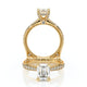 Verragio Halo Emerald Engagement Ring