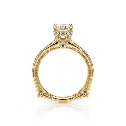 Verragio Halo Emerald Engagement Ring