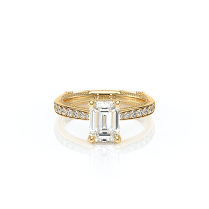 Verragio Halo Emerald Engagement Ring