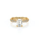 Verragio Halo Emerald Engagement Ring