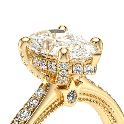 Verragio Halo Pear Engagement Ring