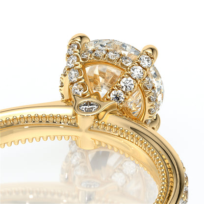 Verragio Halo Round Engagement Ring