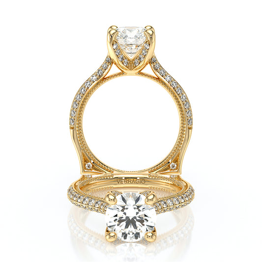 Verragio Halo Round Engagement Ring