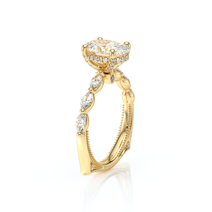 Verragio Halo Oval Engagement Ring