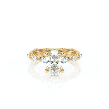 Verragio Halo Oval Engagement Ring