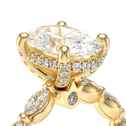 Verragio Halo Oval Engagement Ring