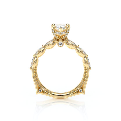 Verragio Halo Pear Engagement Ring