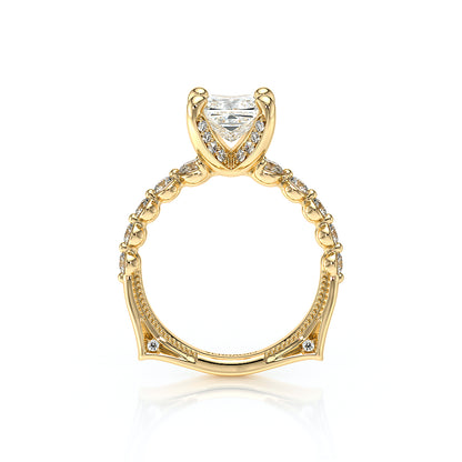 Verragio Halo Princess Engagement Ring