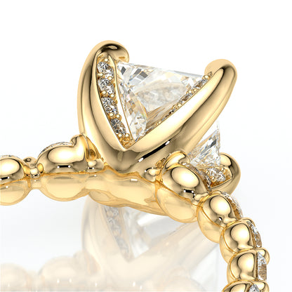 Verragio Halo Princess Engagement Ring