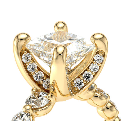 Verragio Halo Princess Engagement Ring