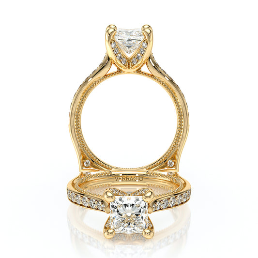 Verragio Halo Princess Engagement Ring
