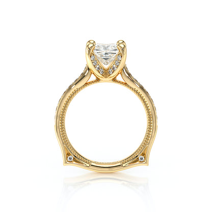 Verragio Halo Princess Engagement Ring