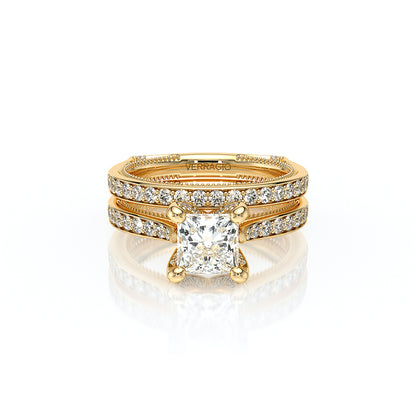 Verragio Halo Princess Engagement Ring