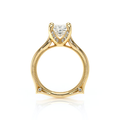 Verragio Halo Princess Engagement Ring