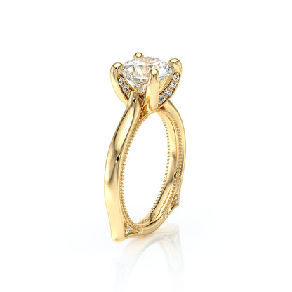 Verragio Halo Round Engagement Ring
