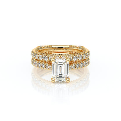 Verragio Halo Emerald Engagement Ring
