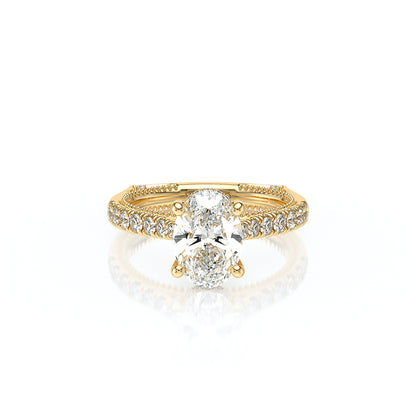Verragio Halo Oval Engagement Ring