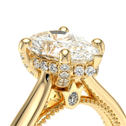 Verragio Halo Pear Engagement Ring