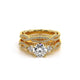 Verragio Three-Stone Round Engagement Ring