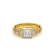 Verragio Three-Stone Princess Engagement Ring