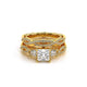 Verragio Three-Stone Princess Engagement Ring