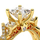Verragio Three-Stone Princess Engagement Ring