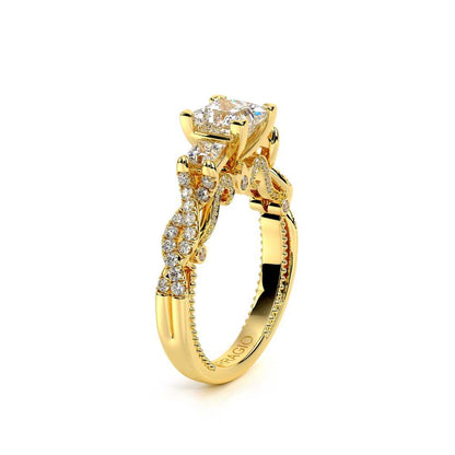 Verragio Three-Stone Princess Engagement Ring