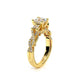 Verragio Three-Stone Princess Engagement Ring