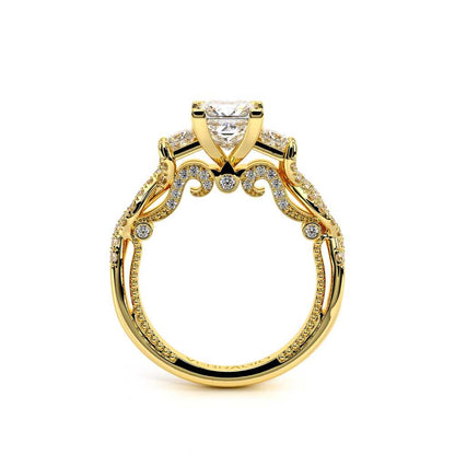 Verragio Three-Stone Princess Engagement Ring