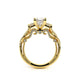 Verragio Three-Stone Princess Engagement Ring