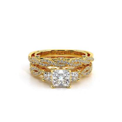 Verragio Three-Stone Princess Engagement Ring