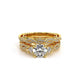 Verragio Three-Stone Round Engagement Ring