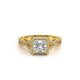 Verragio Halo Princess Engagement Ring