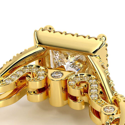 Verragio Halo Princess Engagement Ring