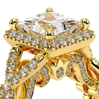 Verragio Halo Princess Engagement Ring