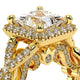 Verragio Halo Princess Engagement Ring